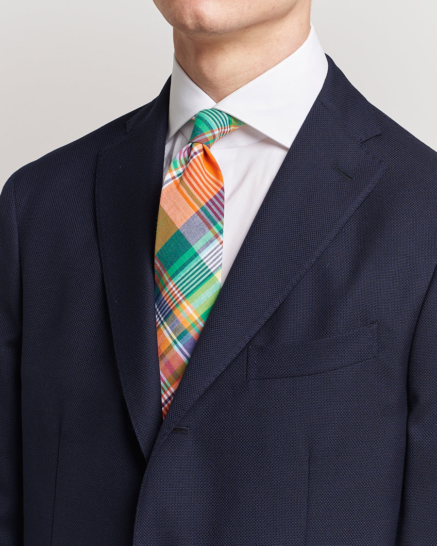 Herr | Polo Ralph Lauren Preppy Madras Checked Tie Multi | Polo Ralph Lauren | Preppy Madras Checked Tie Multi