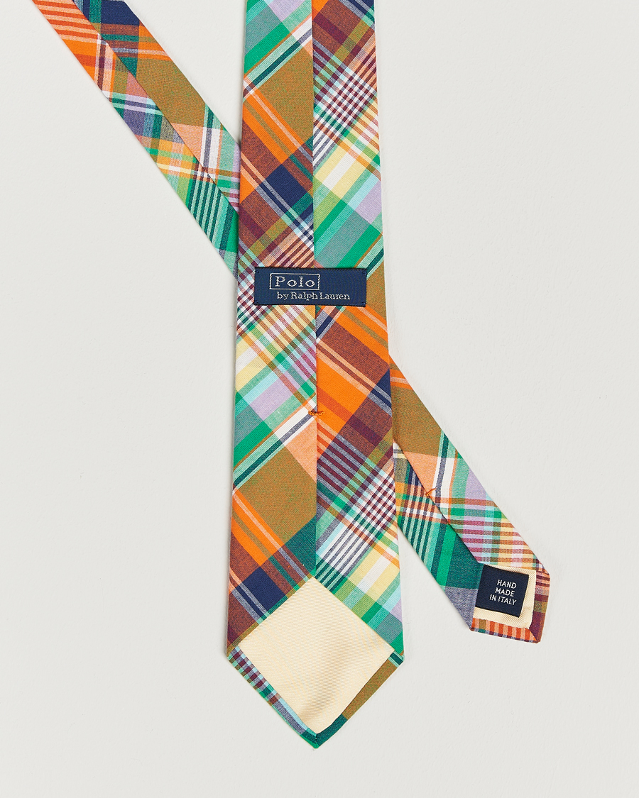 Herr | Polo Ralph Lauren Preppy Madras Checked Tie Multi | Polo Ralph Lauren | Preppy Madras Checked Tie Multi