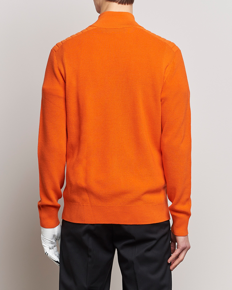 Herr | Tröjor | RLX Ralph Lauren | Merino Half-Zip Sweater Sailing Orange