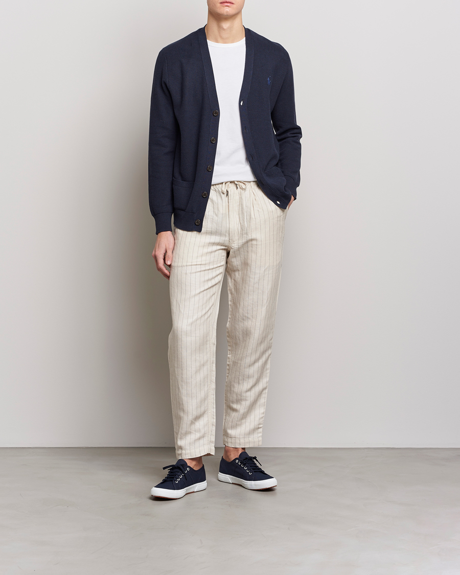 Herr | Tröjor | Polo Ralph Lauren | Cotton Cardigan Navy Heather