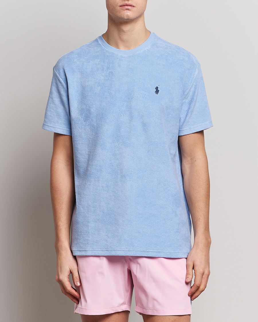 Herr | T-Shirts | Polo Ralph Lauren | Terry Cotton Tee Austin Blue