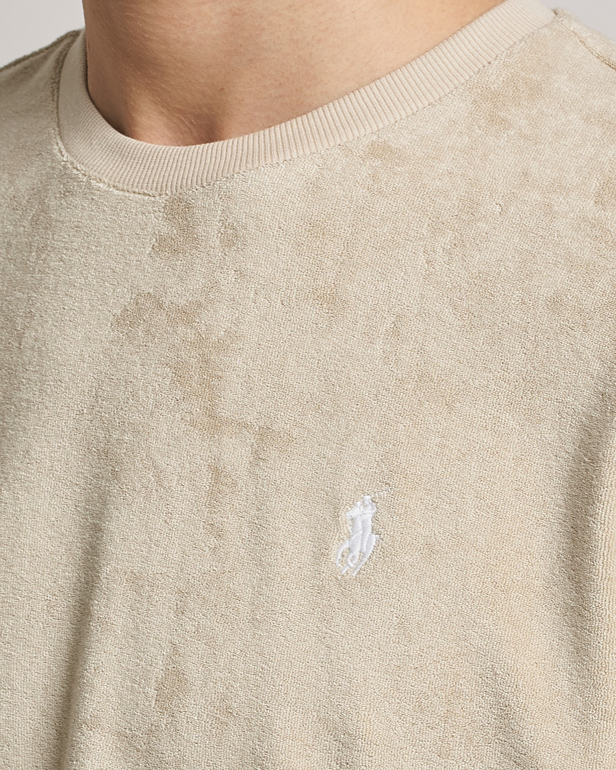 Herr | T-Shirts | Polo Ralph Lauren | Terry Cotton Tee Spring Beige