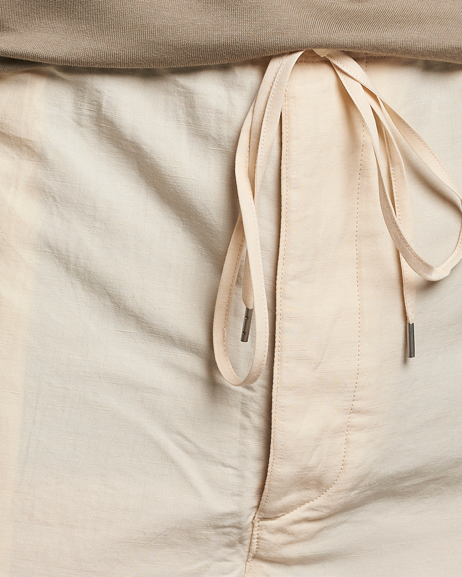 Herr | Shorts | Auralee | Finx Linen Easy Shorts Ecru
