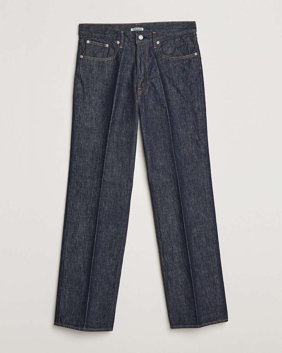 Herr | Jeans | Auralee | Regular Fit Denim Pants Dark Indigo