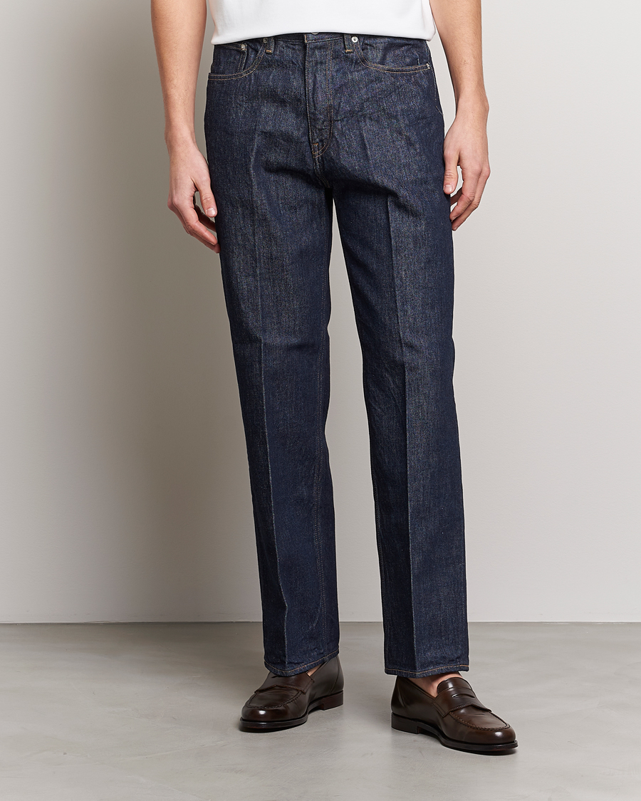 Herr | Luxury Brands | Auralee | Regular Fit Denim Pants Dark Indigo
