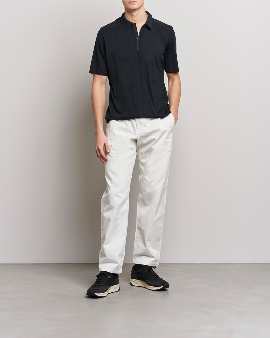 Herr | Pikéer | Arc'teryx Veilance | Frame Short Sleeve Polo Shirt Black