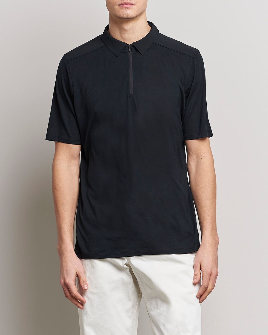 Herr | Pikéer | Arc'teryx Veilance | Frame Short Sleeve Polo Shirt Black