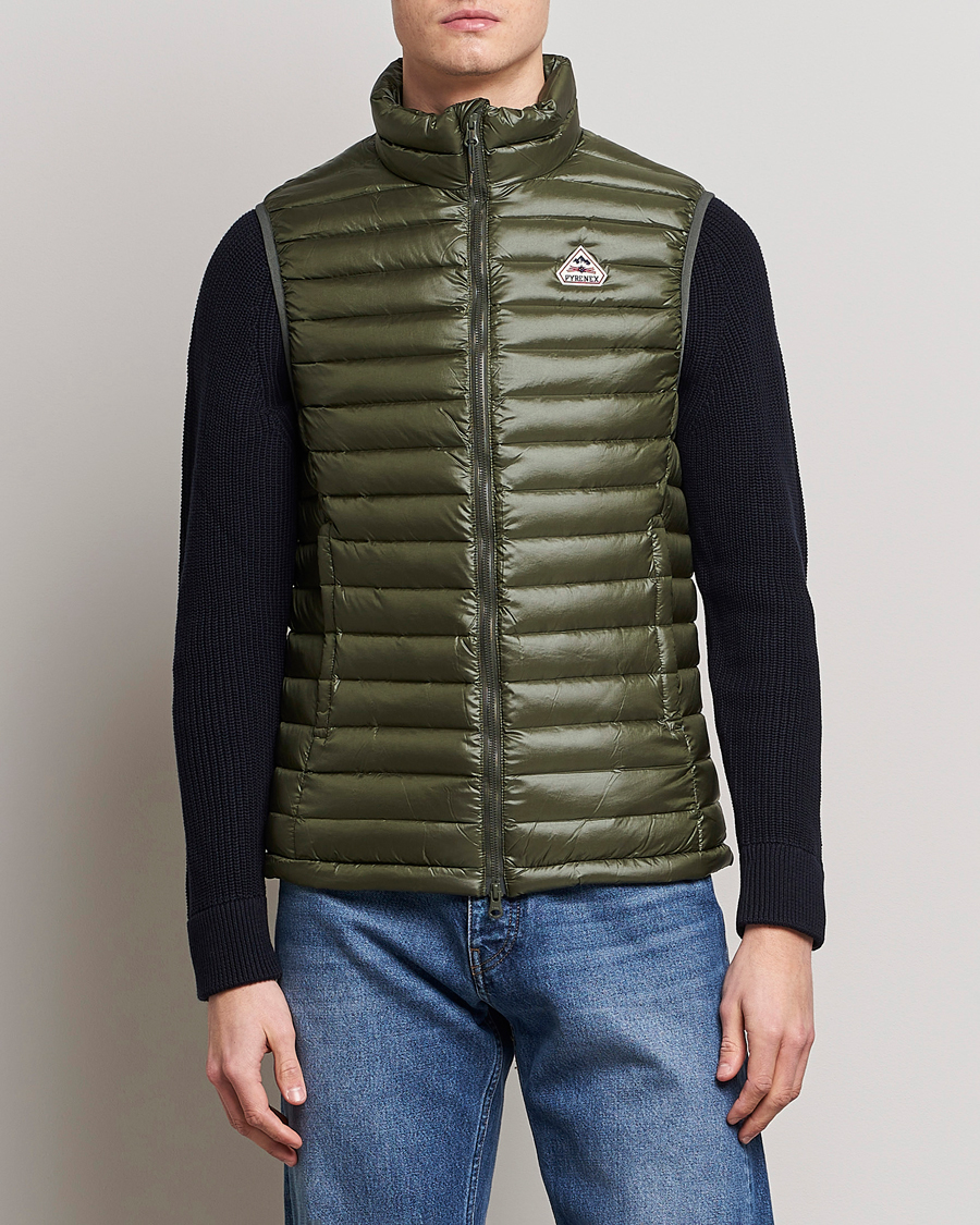 Herr | Jackor | Pyrenex | Bruce Down Padded Vest Deep Khaki