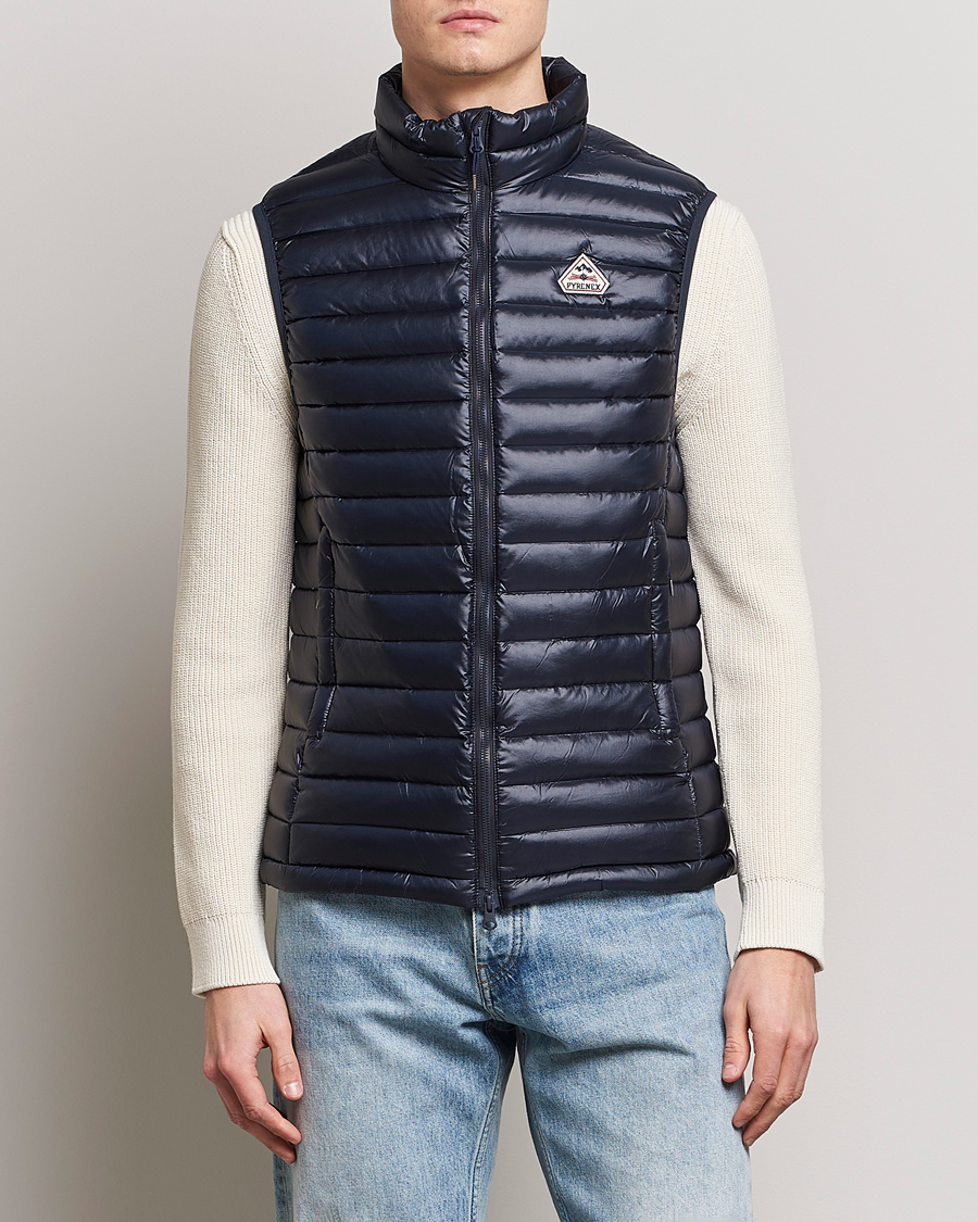 Herr | Jackor | Pyrenex | Bruce Down Padded Vest Deep Ink