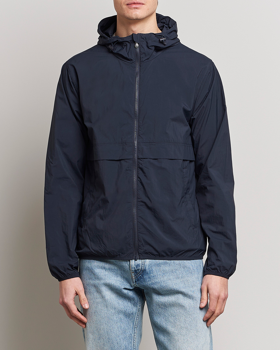 Herr | Nya varumärken | Pyrenex | Ridge Windbreaker Hooded Jacket Deep Ink