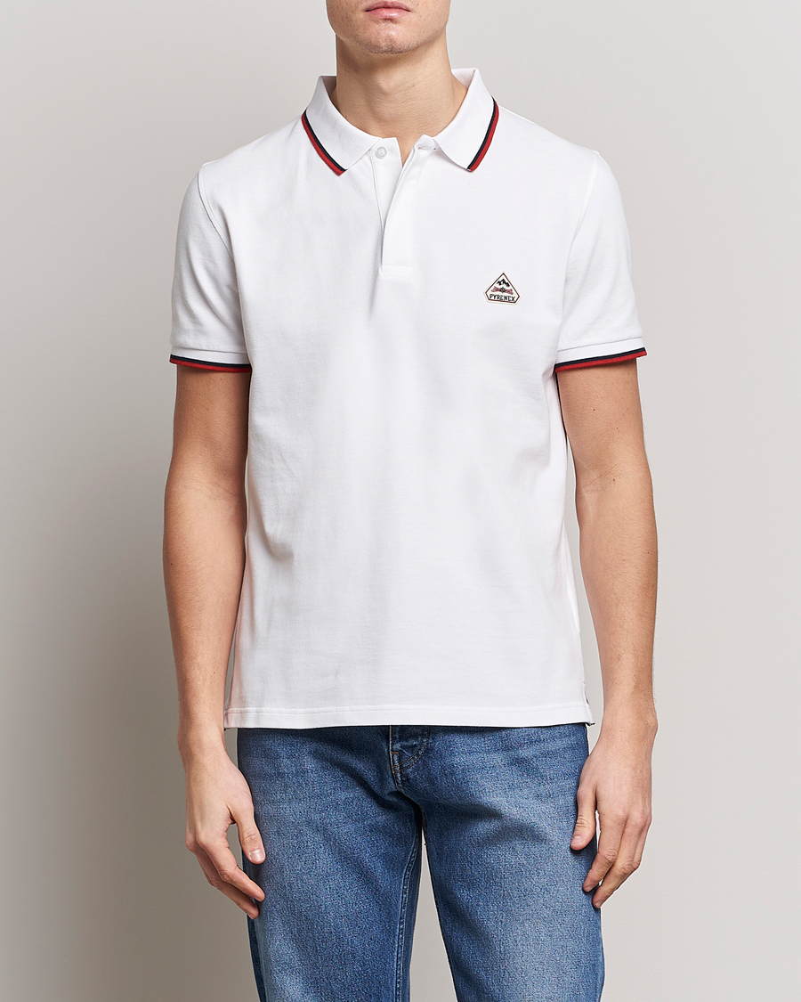 Herr |  | Pyrenex | Leyre Cotton Logo Polo White