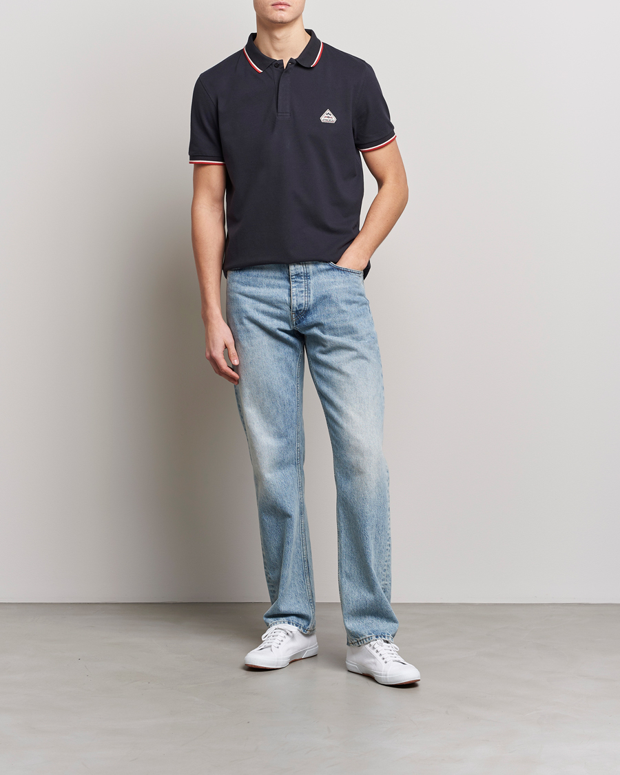 Herr | Pikéer | Pyrenex | Leyre Cotton Logo Polo Deep Ink