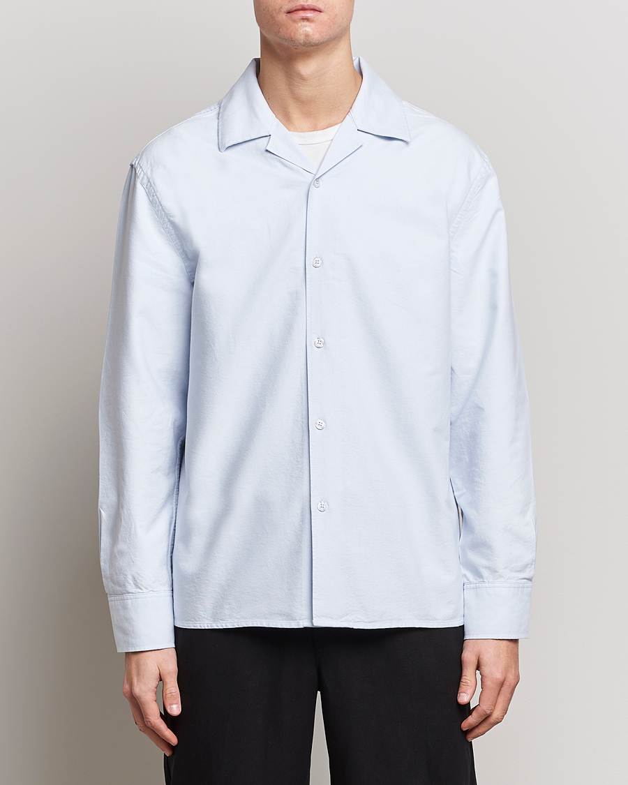 Herr | Skjortjackor | Filippa K | Oxford Overshirt Ice Blue