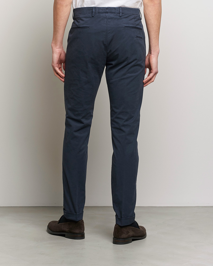 Herr | Byxor | Briglia 1949 | Slim Fit Cotton Chinos Navy