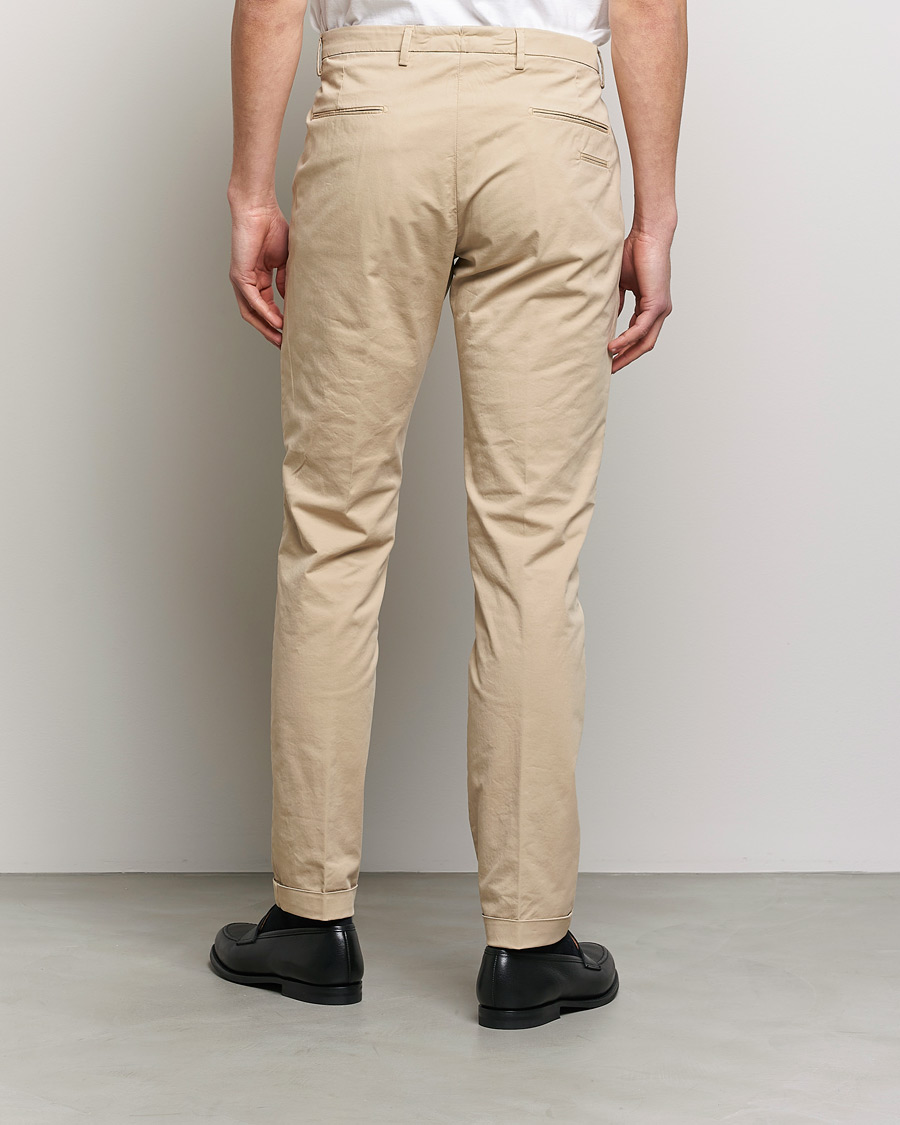 Herr | Byxor | Briglia 1949 | Slim Fit Cotton Chinos Beige