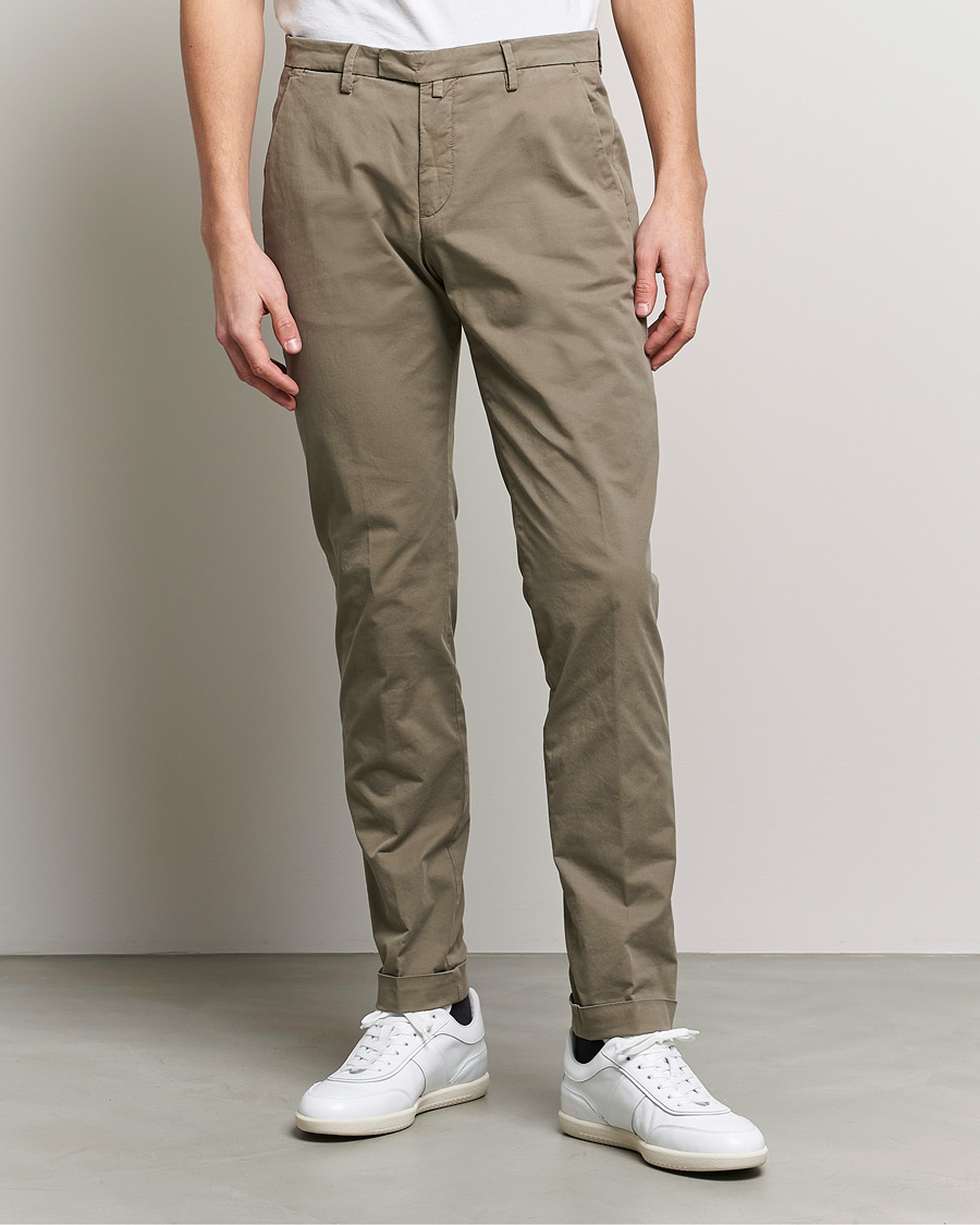 Herr | | Briglia 1949 | Slim Fit Cotton Chinos Taupe