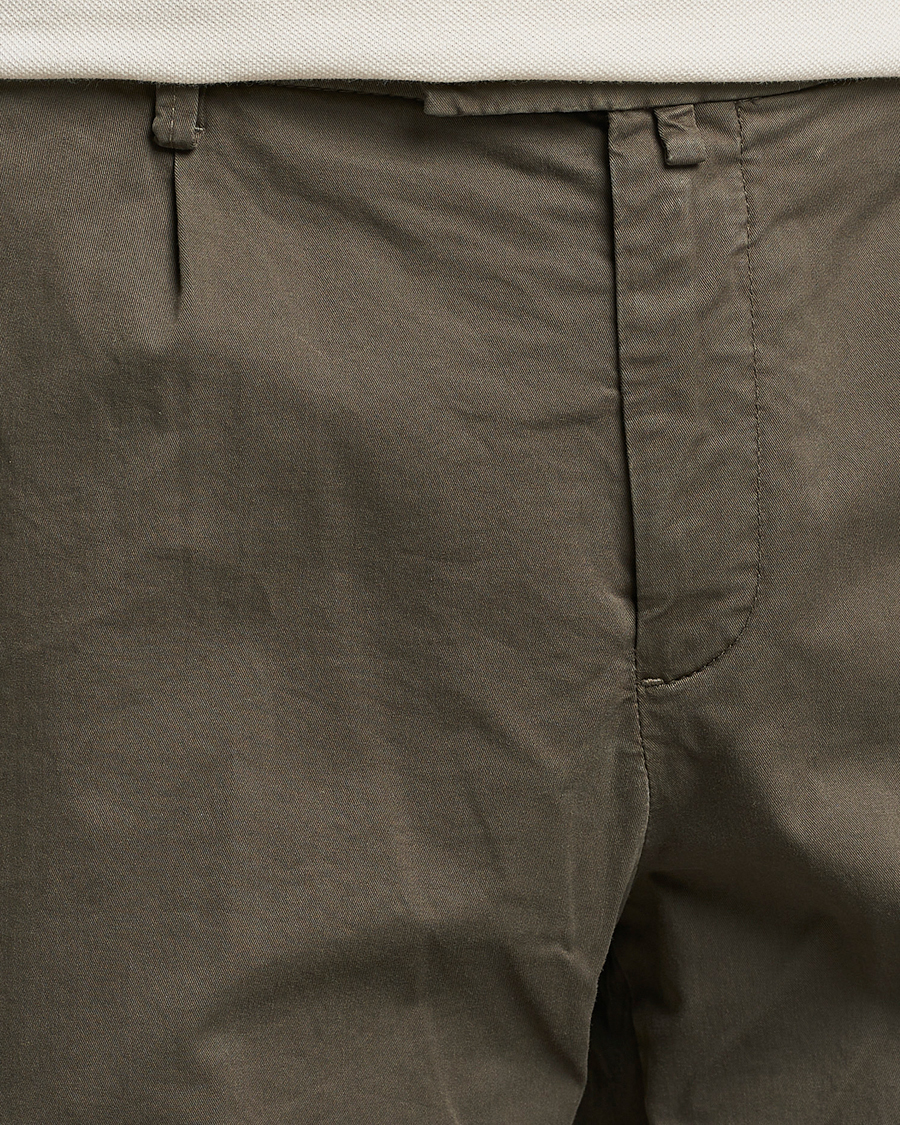 Herr | Shorts | Briglia 1949 | Pleated Cotton Shorts Brown