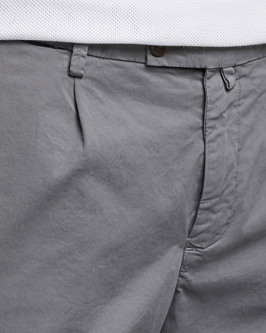 Herr | Shorts | Briglia 1949 | Pleated Cotton Shorts Grey