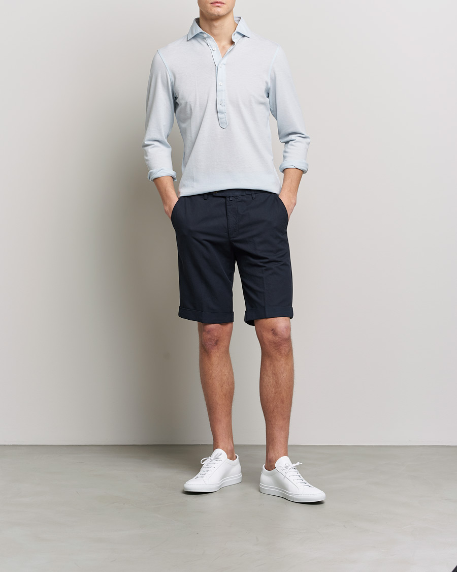Herr | Shorts | Briglia 1949 | Linen/Cotton Shorts Navy
