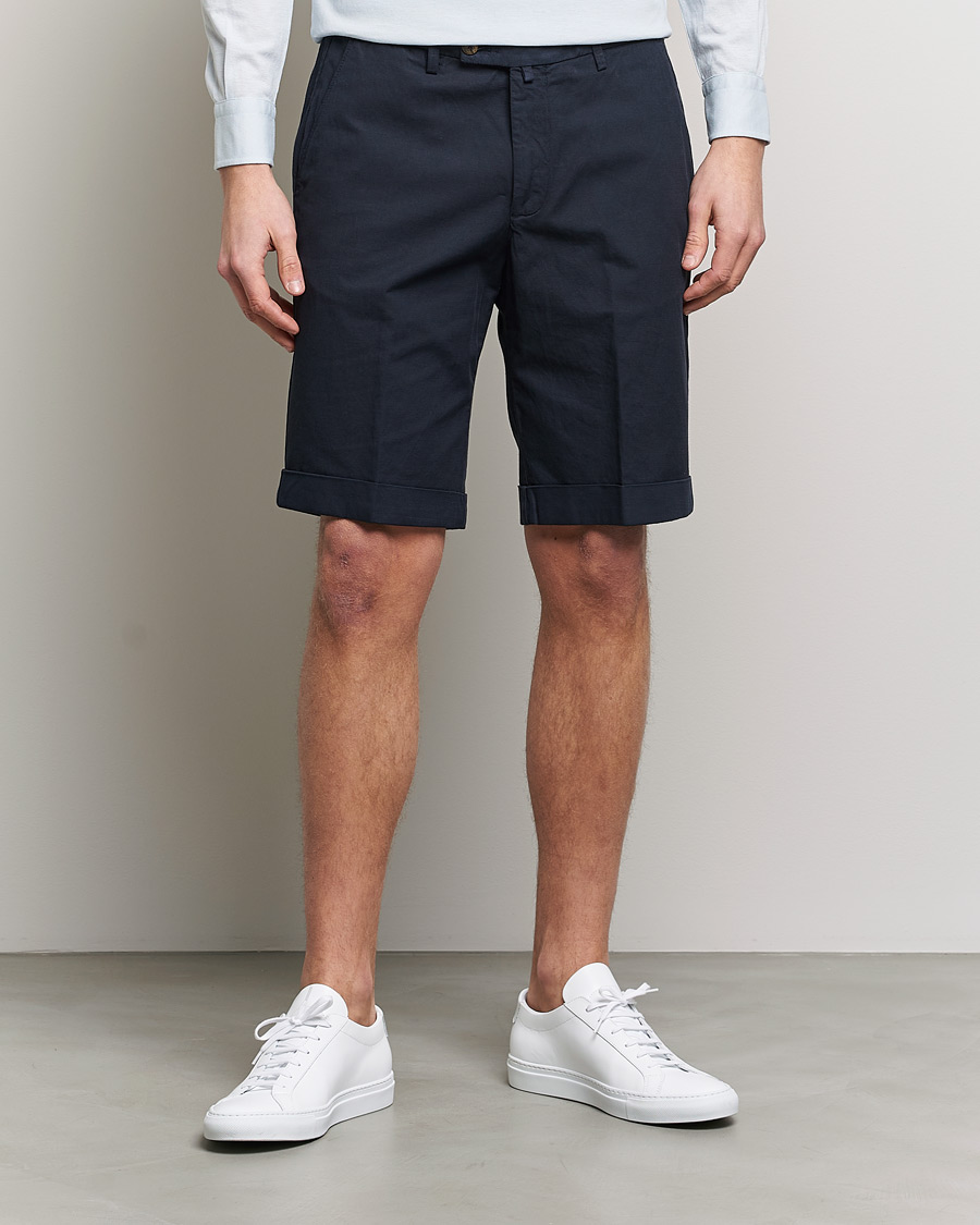 Herr | Linneshorts | Briglia 1949 | Linen/Cotton Shorts Navy