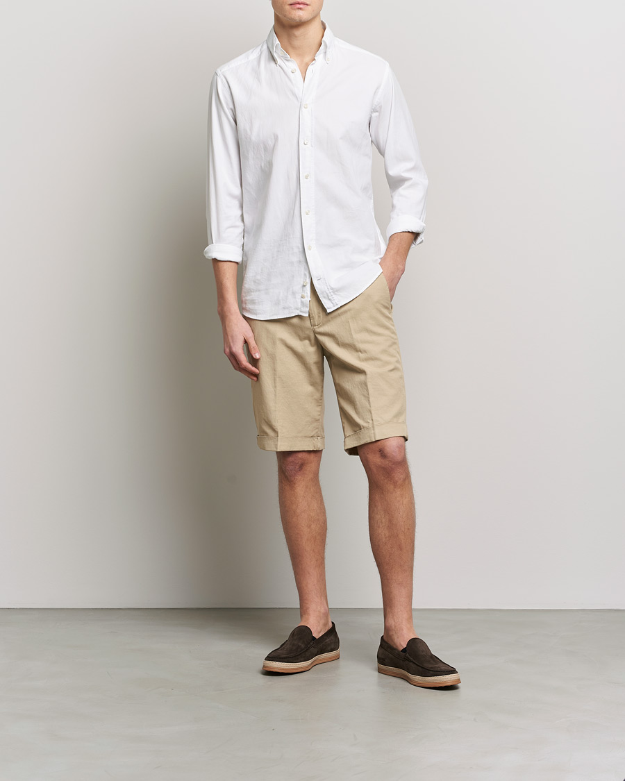 Herr | Shorts | Briglia 1949 | Linen/Cotton Shorts Beige