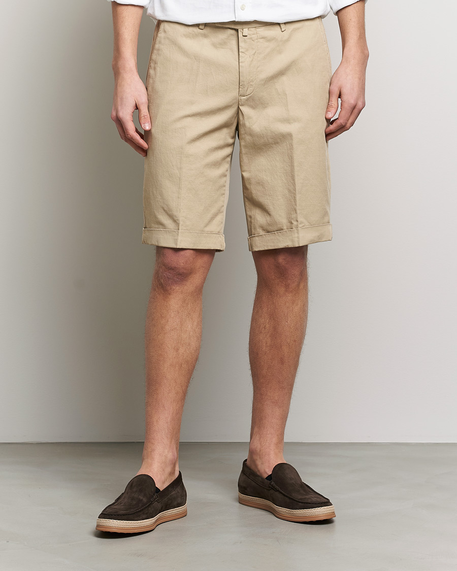 Herr |  | Briglia 1949 | Linen/Cotton Shorts Beige