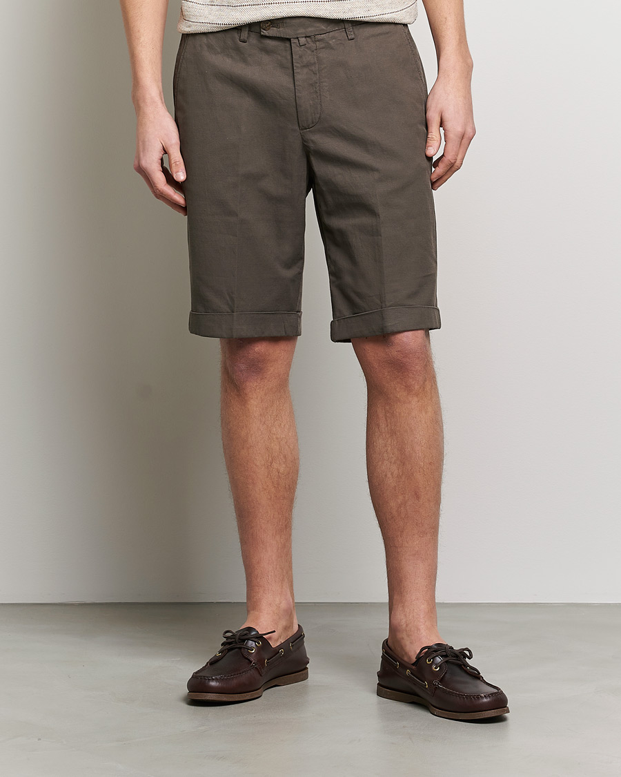 Herr |  | Briglia 1949 | Linen/Cotton Shorts Brown