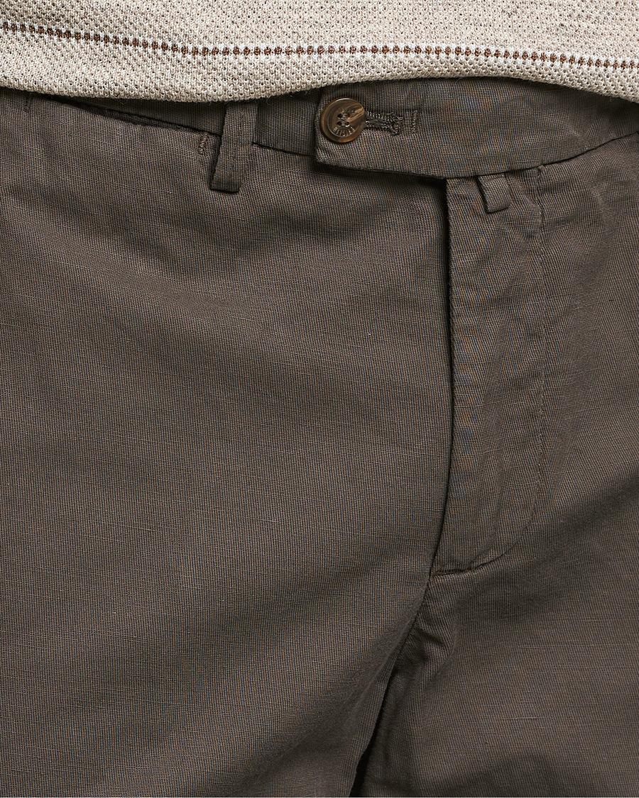 Herr | Shorts | Briglia 1949 | Linen/Cotton Shorts Brown