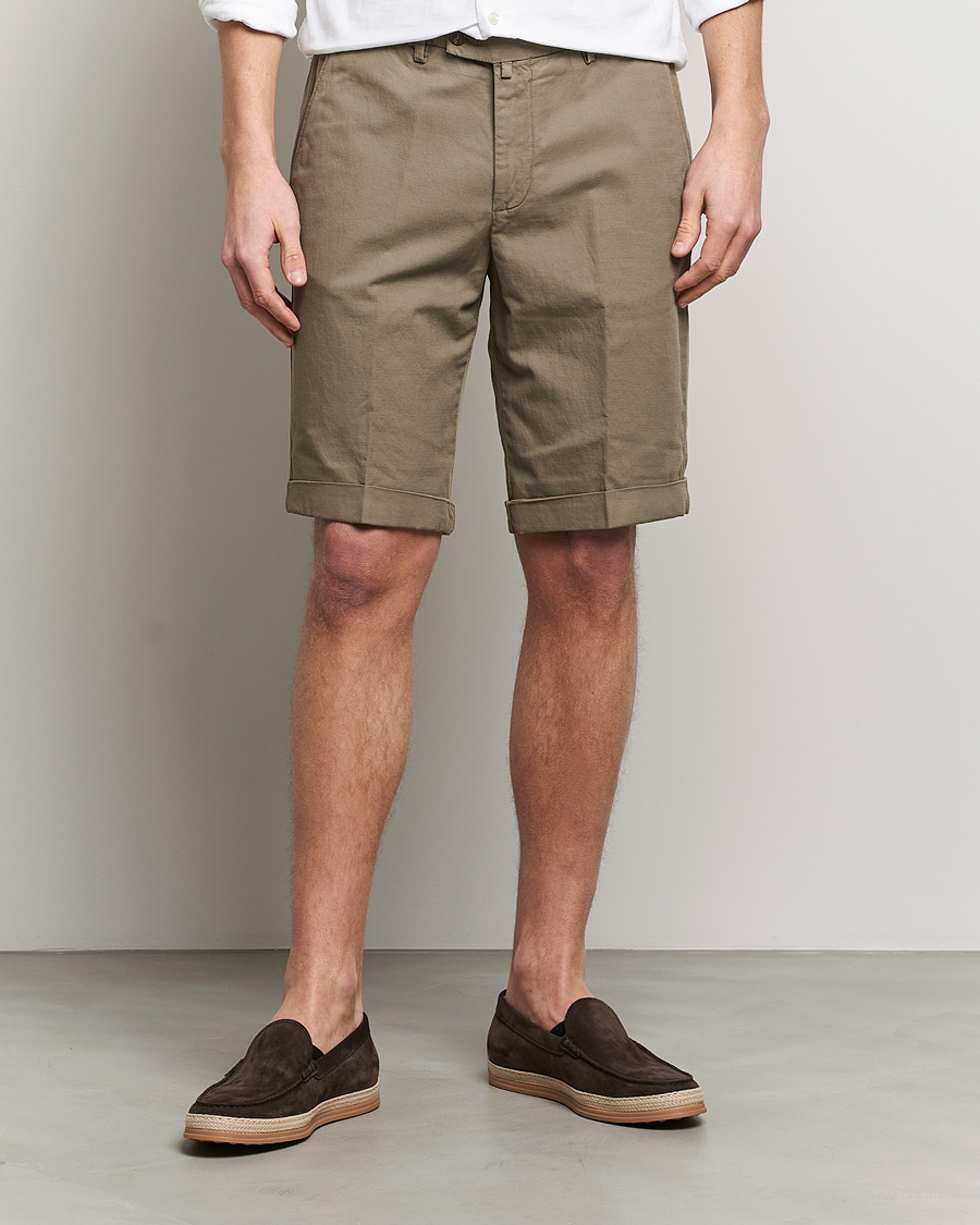 Herr |  | Briglia 1949 | Linen/Cotton Shorts Olive