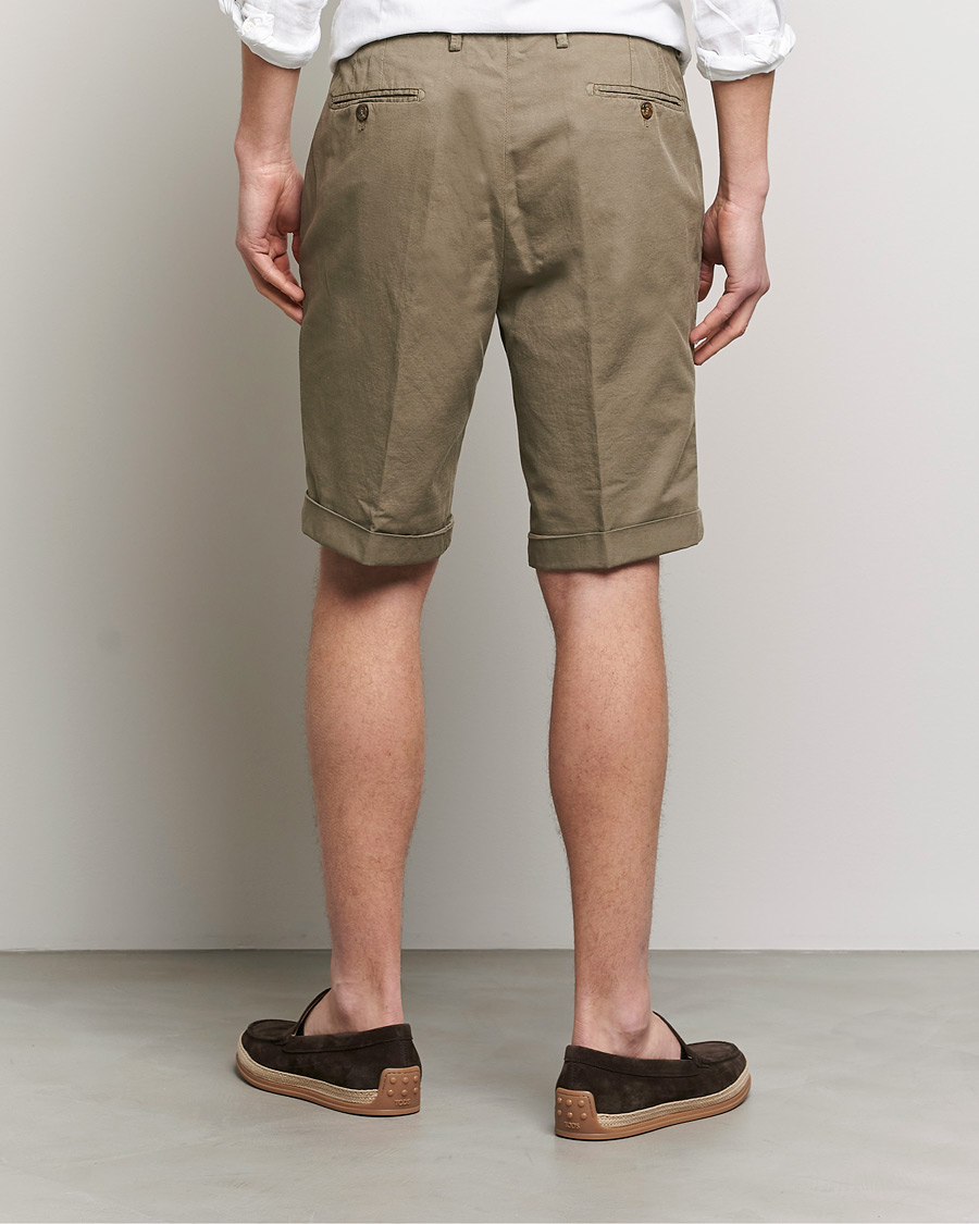 Herr | Shorts | Briglia 1949 | Linen/Cotton Shorts Olive