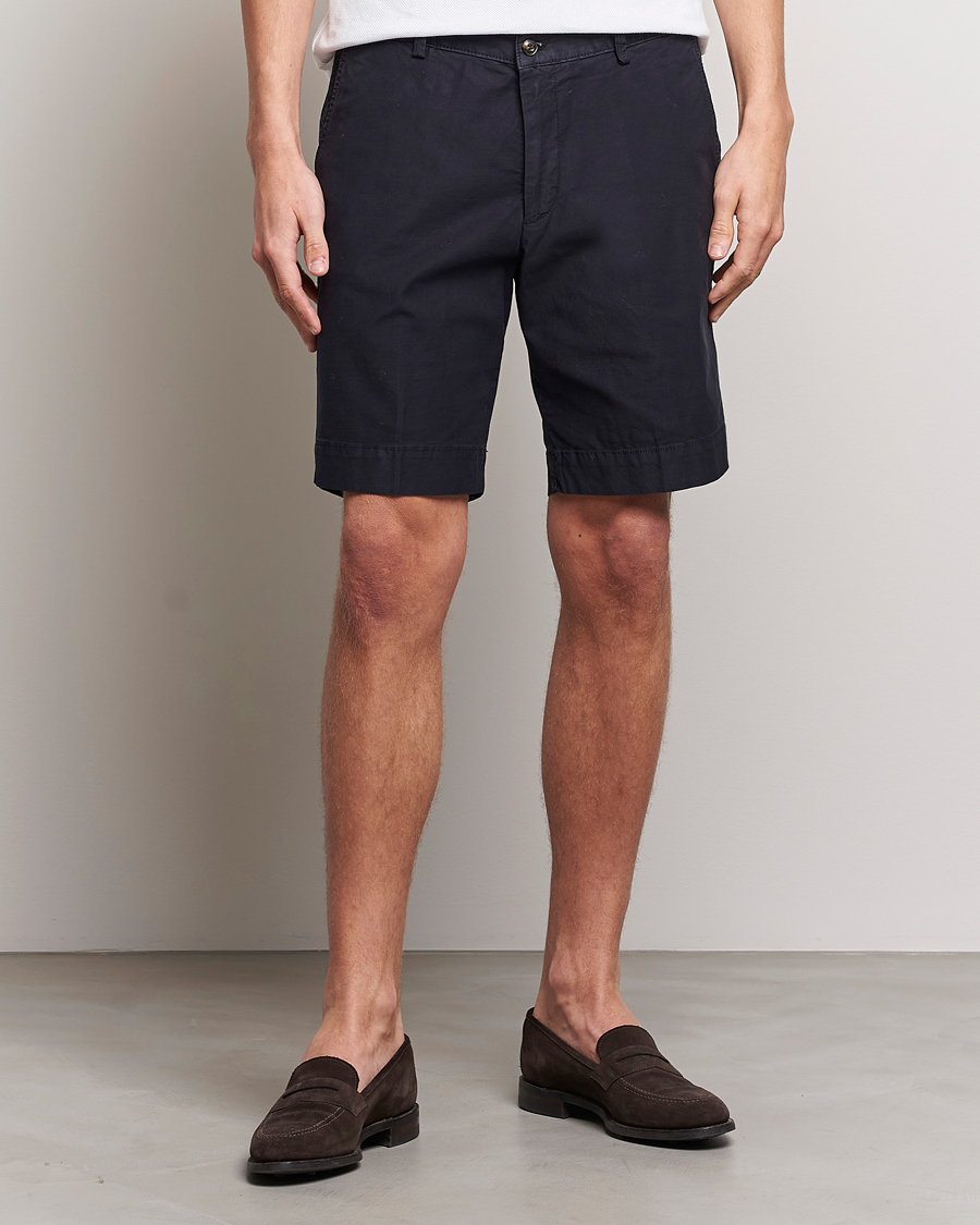 Herr | Chinosshorts | Briglia 1949 | Upcycled Cotton Shorts Navy