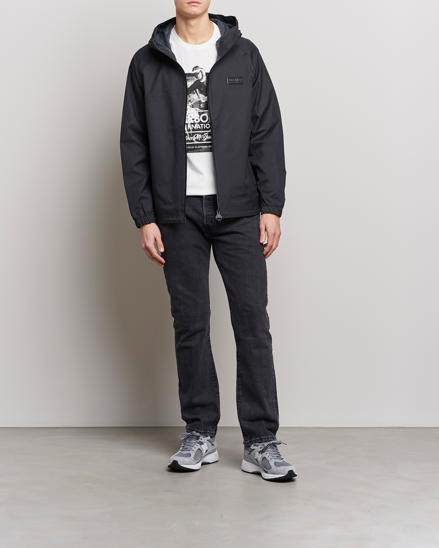 Herr | Jackor | Barbour International | Berkley Waterproof Jacket Black