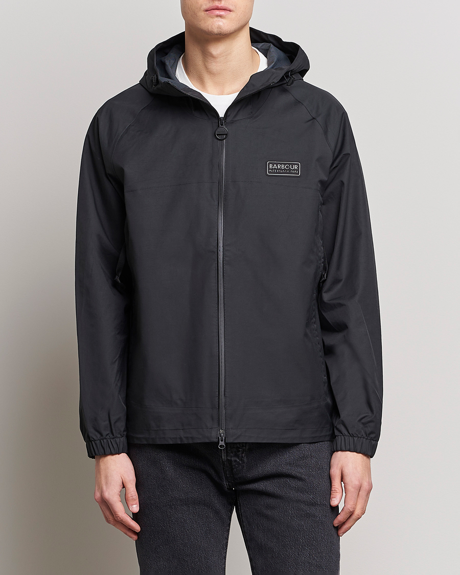Herr | Jackor | Barbour International | Berkley Waterproof Jacket Black