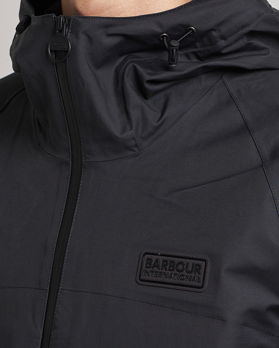 Herr | Jackor | Barbour International | Berkley Waterproof Jacket Black