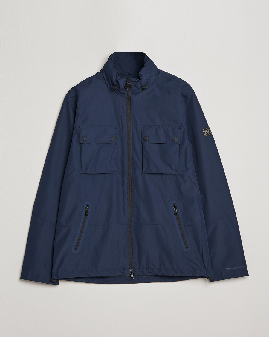 Herr | Jackor | Barbour International | Bell Waterproof Jacket Navy