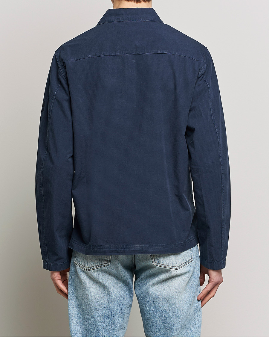 Herr | Jackor | Barbour International | Steve McQueen Terrance Shirt Jacket Navy