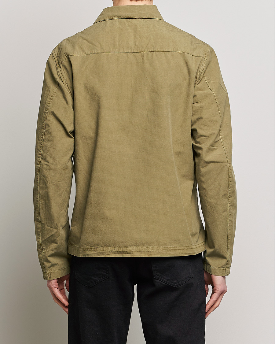 Herr | Jackor | Barbour International | Steve McQueen Terrance Shirt Jacket Olive