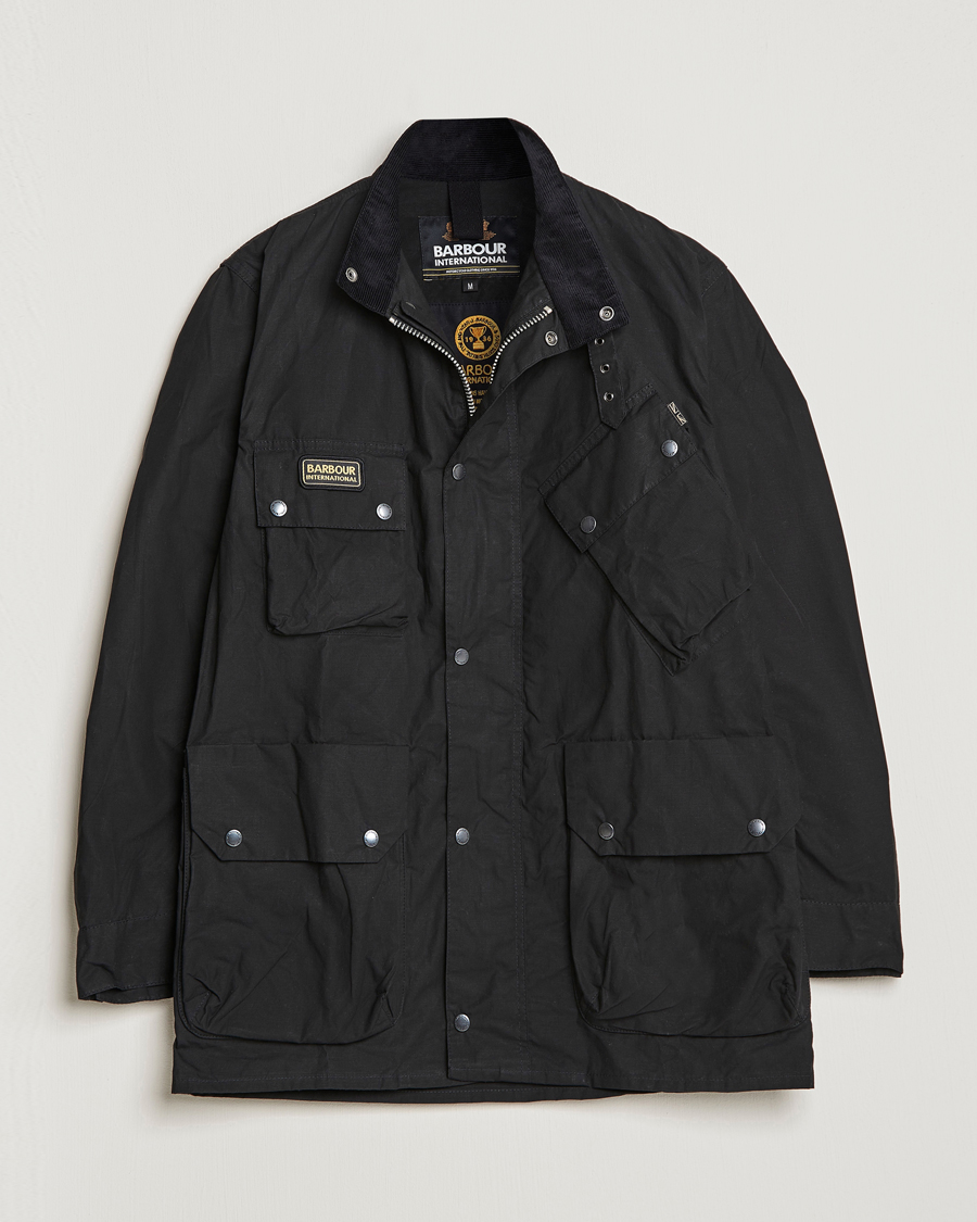 Herr | Jackor | Barbour International | City Casual Field Jacket Black