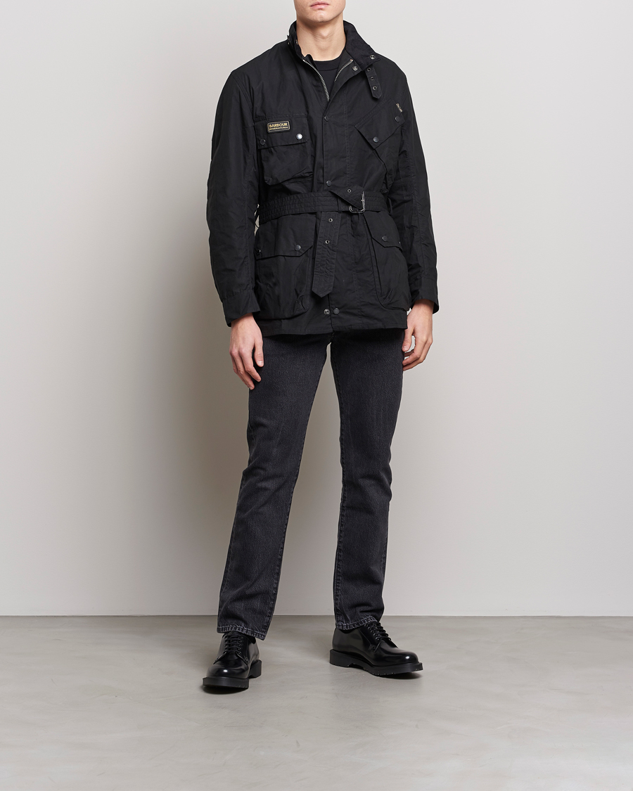Herr | Jackor | Barbour International | City Casual Field Jacket Black