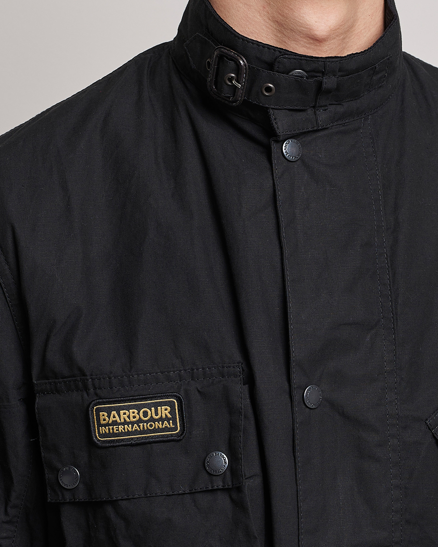 Herr | Jackor | Barbour International | City Casual Field Jacket Black