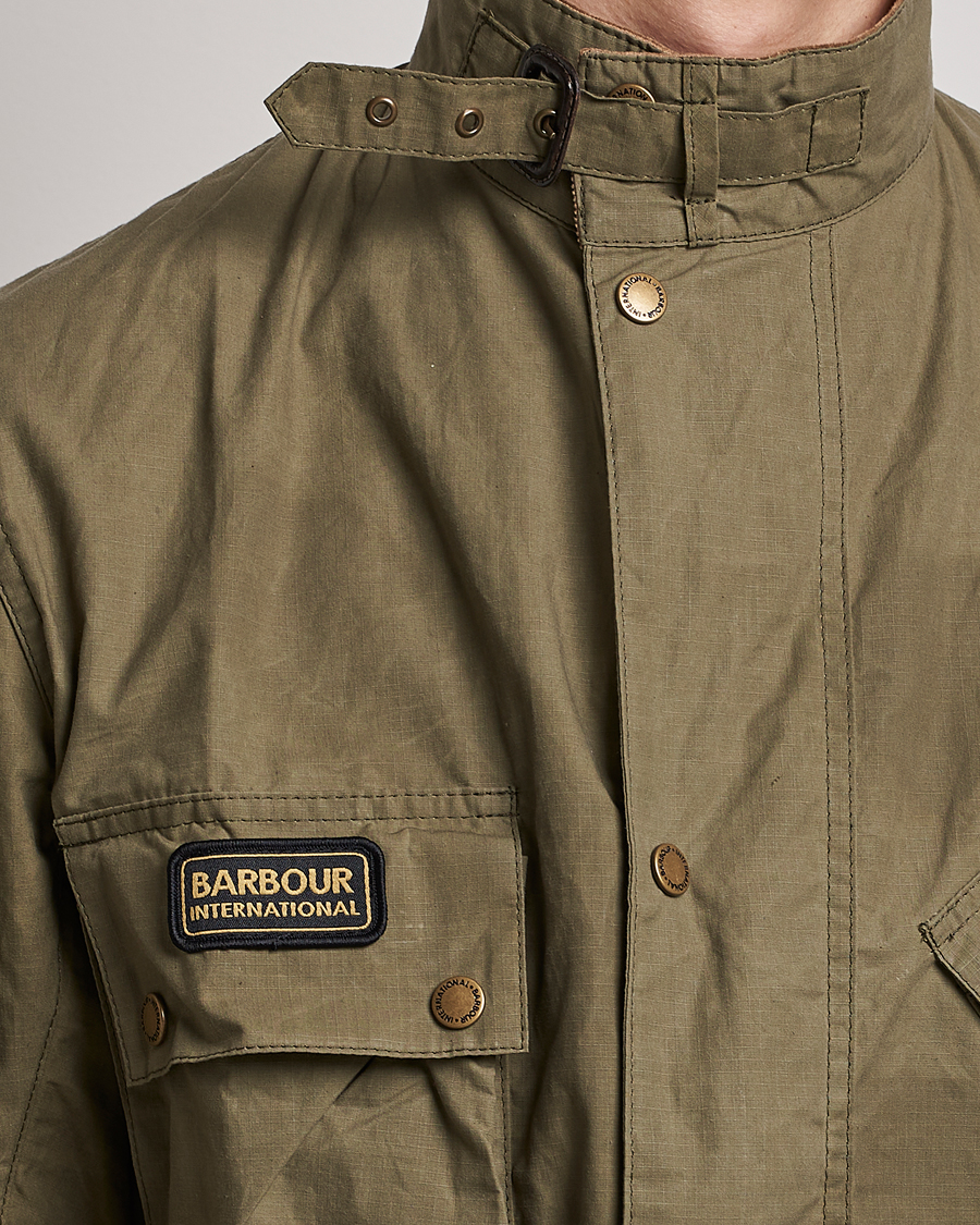 Herr | Jackor | Barbour International | City Casual Field Jacket Olive