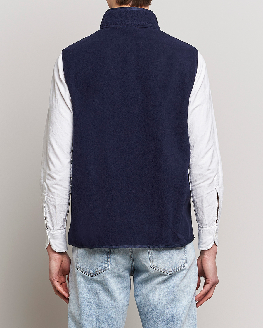 Herr | Västar | Barbour International | Oak Fleece Gilet Ink Navy