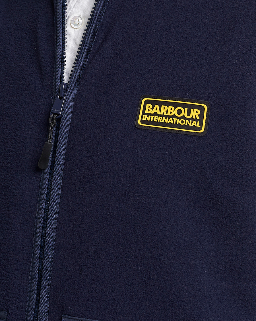 Herr | Västar | Barbour International | Oak Fleece Gilet Ink Navy