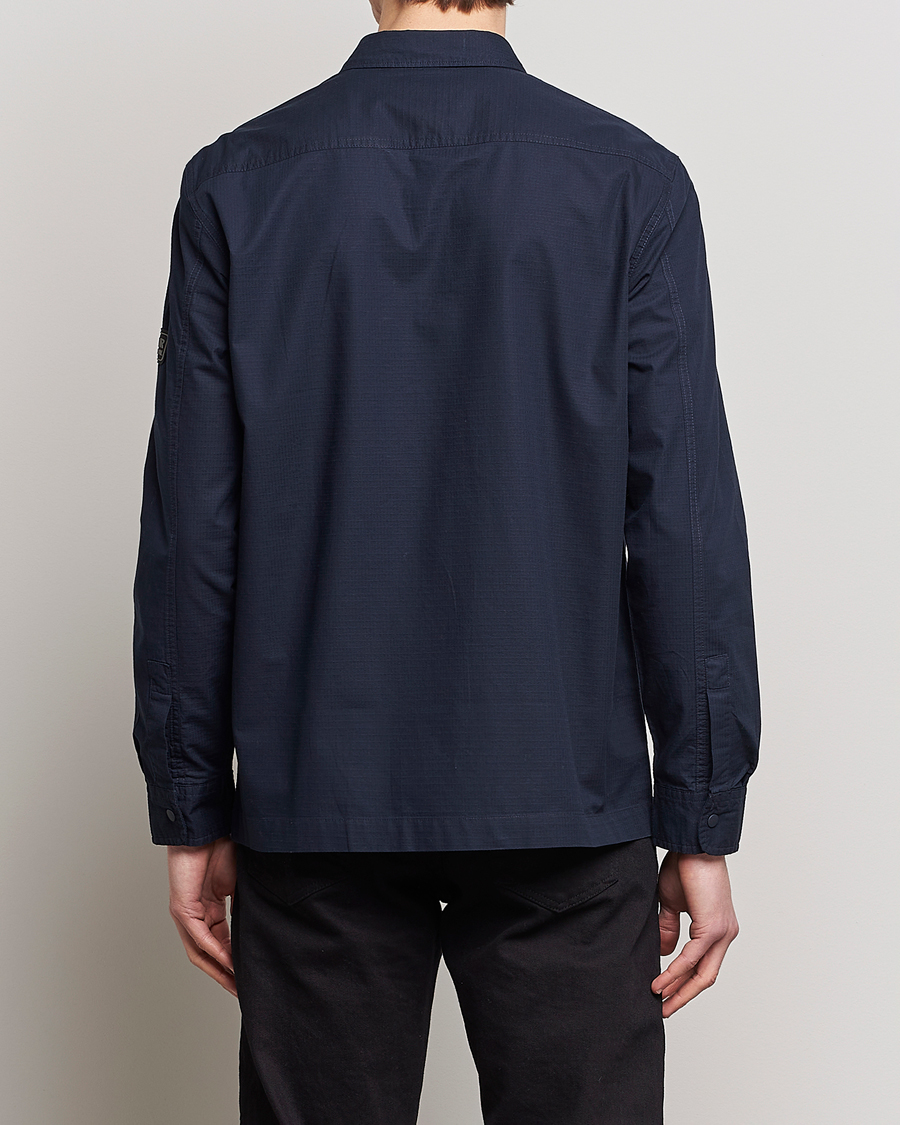 Herr | Skjortor | Barbour International | Dyne Ripstop Overshirt Nightsky Navy