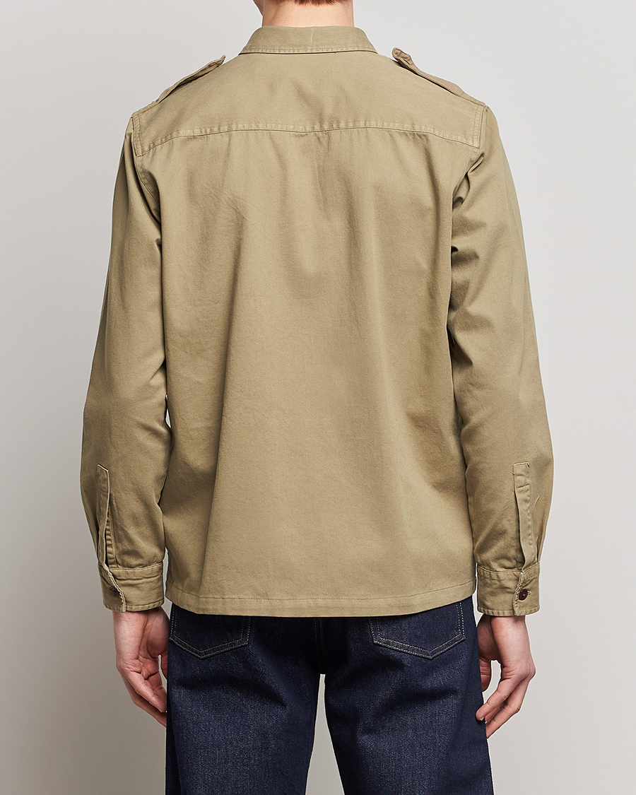 Herr | Skjortor | Barbour International | Abbe Cotton Overshirt Herb Khaki