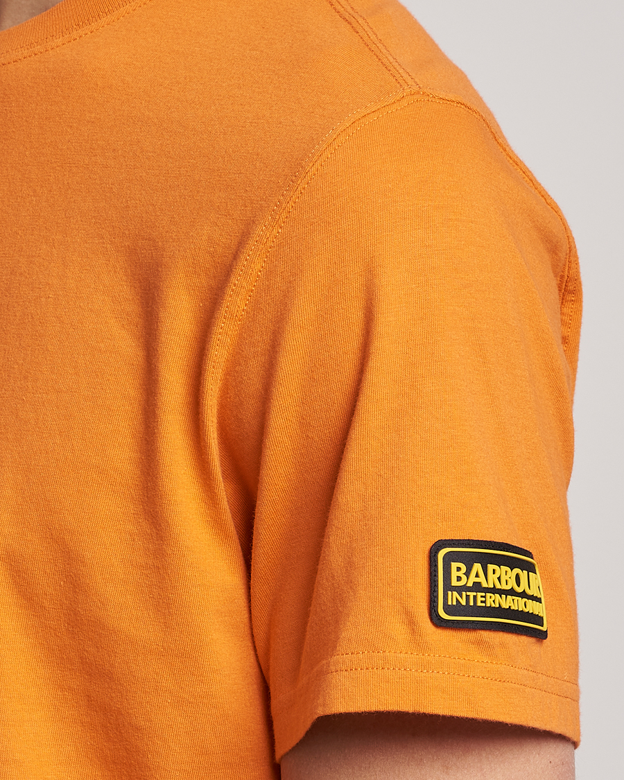 Herr | T-Shirts | Barbour International | Devise Crew Neck T-Shirt Amber Orange