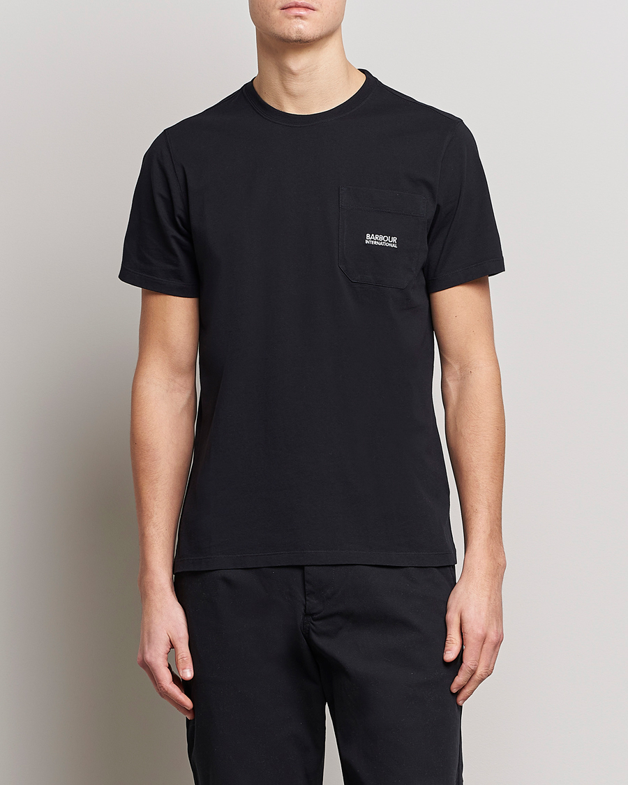 Herr | | Barbour International | Radok Pocket Crew Neck T-Shirt Black