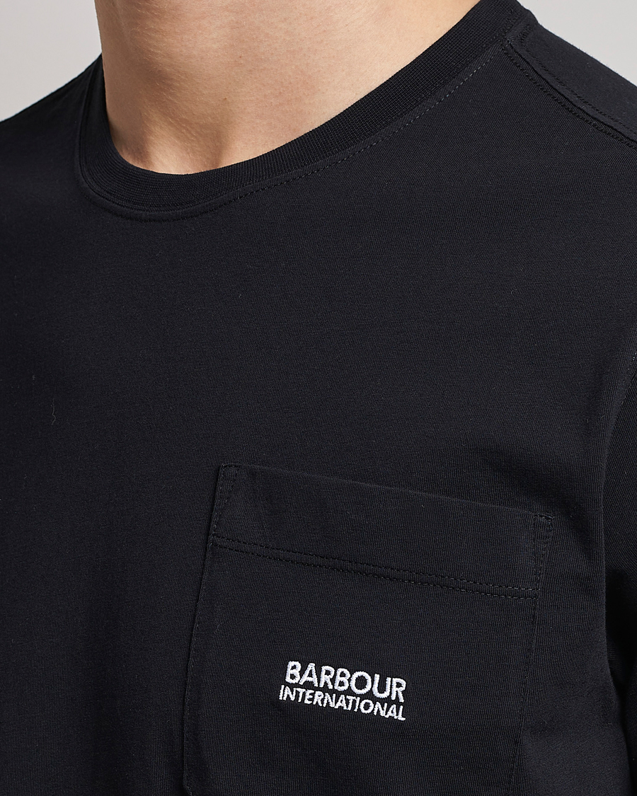 Herr | T-Shirts | Barbour International | Radok Pocket Crew Neck T-Shirt Black