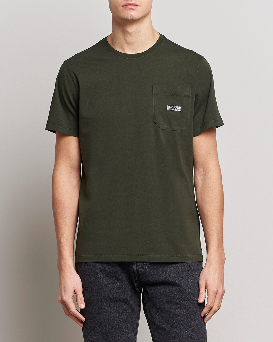 Herr | Kortärmade t-shirts | Barbour International | Radok Pocket Crew Neck T-Shirt Forrest Green