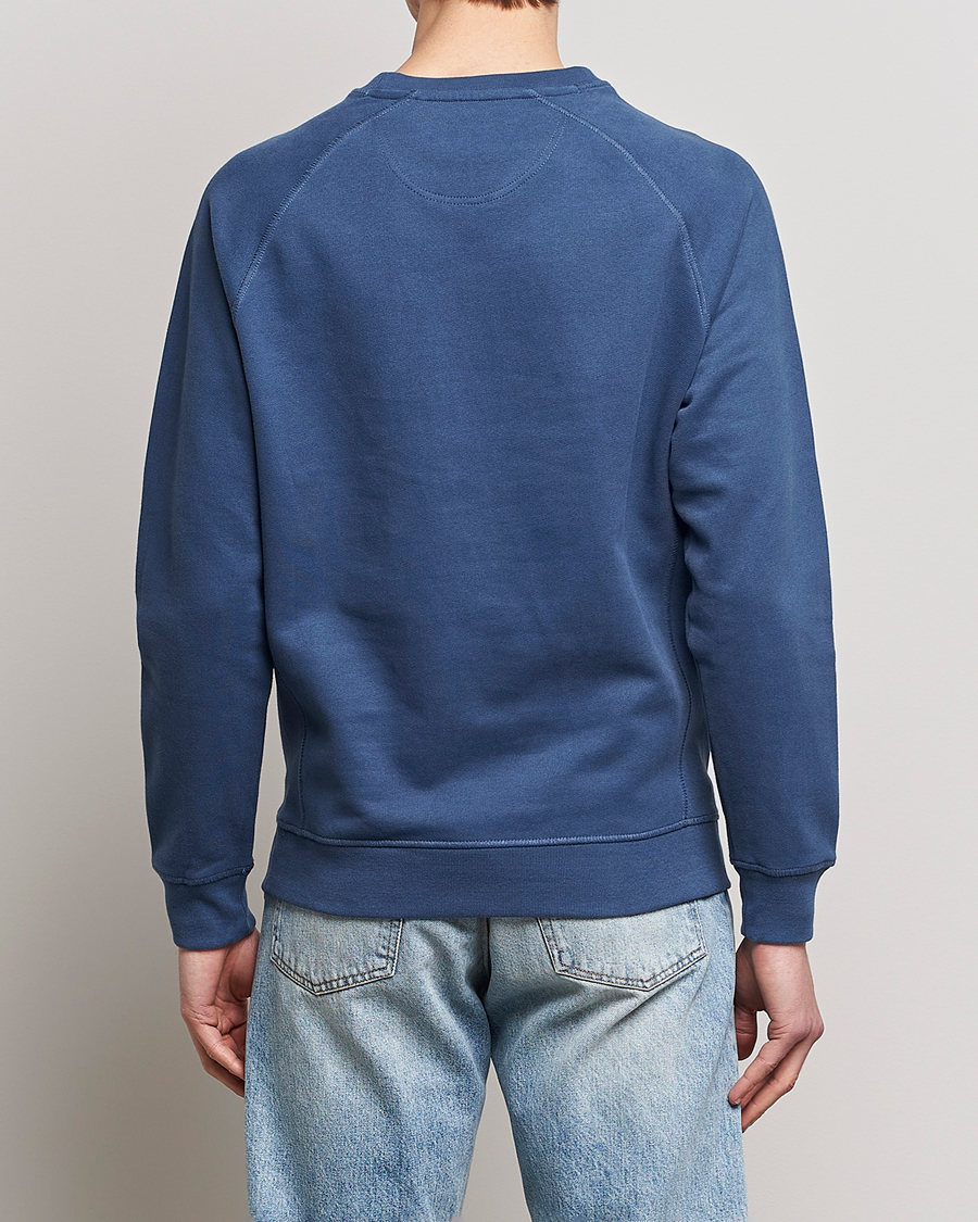 Herr | Tröjor | Barbour International | Holtz Steve McQueen Crew Neck Sweatshirt Blue